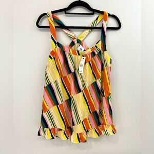 CAbi #5979 Skip Halter strappy summer blouse  Tank Top M